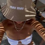 GORRO MIU MIU NUDE