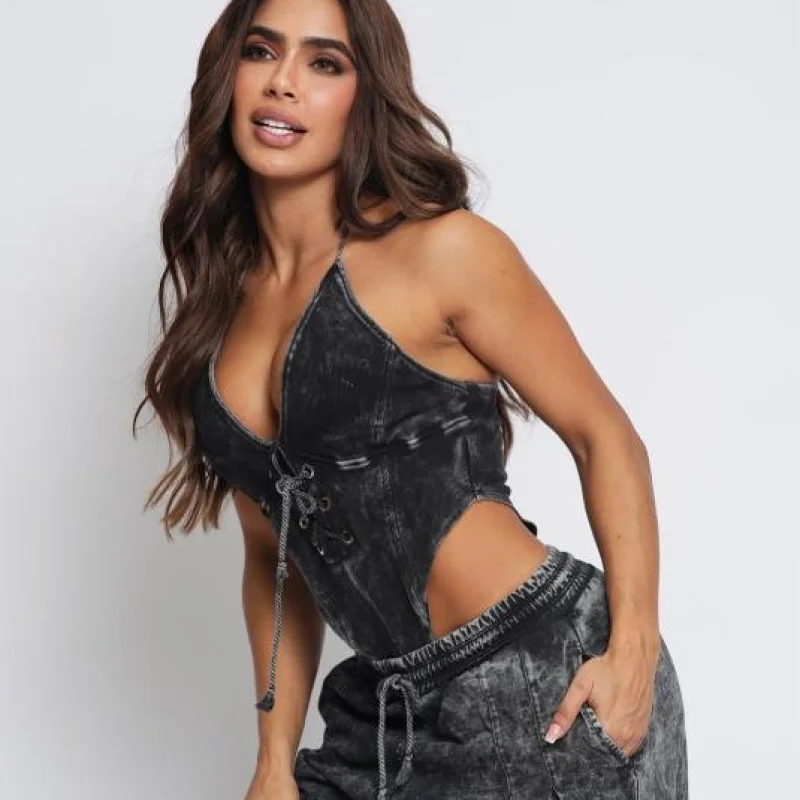 SET CON BODY CORDON GRIS OSCURO - Image 4
