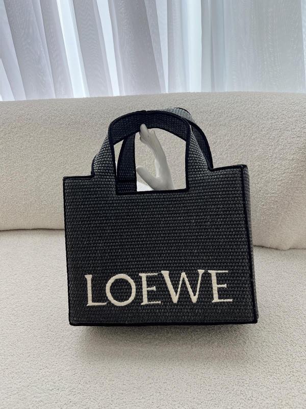 BOLSO LOEWE YUTE CUADRADO NEGRO - Image 2