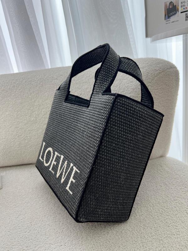 BOLSO LOEWE YUTE CUADRADO NEGRO - Image 3