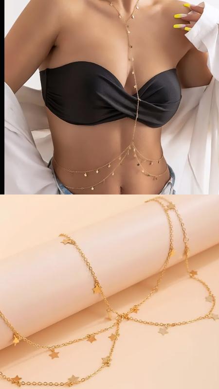 CADENITA CORPORAL BODY CHAIN ESTRELLA DORADA - Image 2