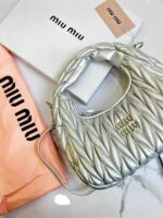 BOLSO MIU MIU PLATEADO - Image 2