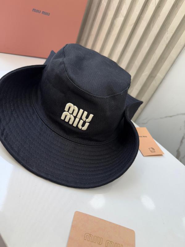 SOMBRERO MIU MIU JEANS Y NEGRO - Image 3