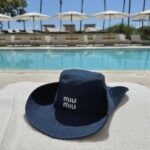 SOMBRERO MIU MIU JEANS Y NEGRO