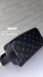 NECESER LOUIS VUITTON NEGRO CON GRIS - Image 3