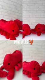 PANTUFLAS LANGOSTA ROJO