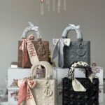 BOLSO LADY DIOR MEDIANO TAUPE