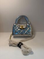 BOLSO CHANEL MONEDERO MINI PLATEADO - Image 2