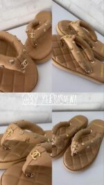 SANDALIA CHANEL CON APLIQUES NUDE - Image 2