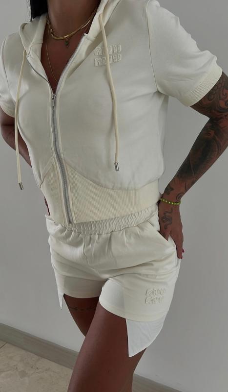 SET MIU MIU EN SHORT CREMA - Image 1
