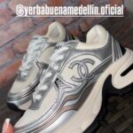 TENIS CHANEL PLATEADO