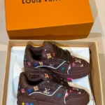 TENIS LOUIS VUITTON TRAINER CAFE CON COLORES