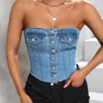 BRALETTE JEANS CON RESORTE ATRAS - Image 4