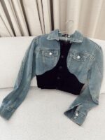 CHAQUETA MUGLER JEANS CON NEGRA