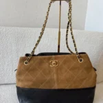 BOLSO CHANEL CAFE CON NEGRO GRANDE - Image 2