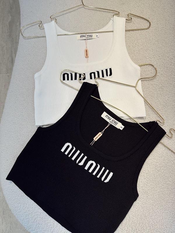 TOP MIU MIU BLANCO Y NEGRO - Image 2