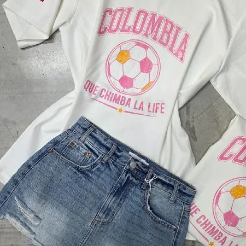 CAMISA COLOMBIA EN ROSADO - Image 3