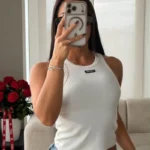 CAMISILLA MIU MIU BLANCA BASICA - Image 2