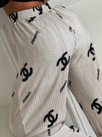 PANTALON CHANEL NUDE PLIZADO - Image 2