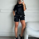 SET CELINE SHORT NEGRO