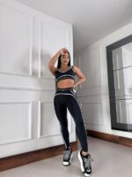 SET ALO NEGRO LEGGINS LINEA BLANCA