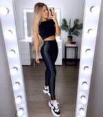 LEGGINS CIERRE NEGRO LEVANTACOLA