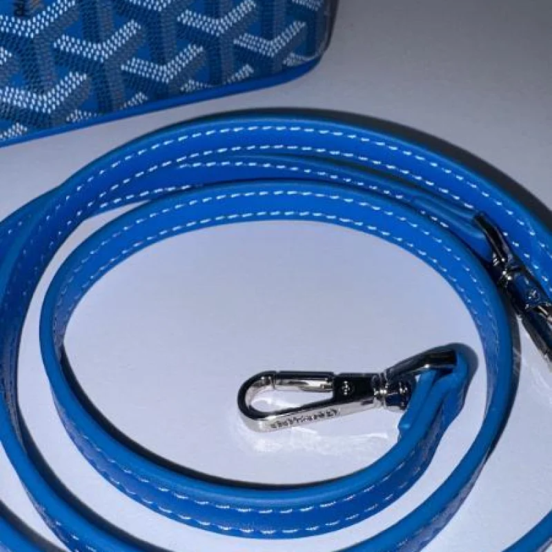 BOLSO GOYARD AZUL TIPO NECESER - Image 2