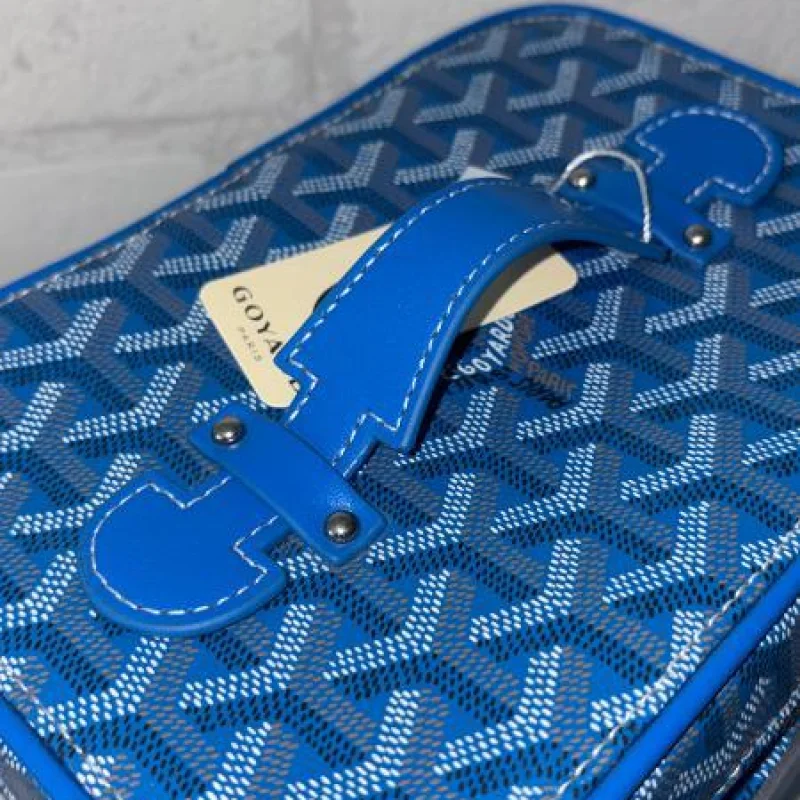BOLSO GOYARD AZUL TIPO NECESER - Image 3