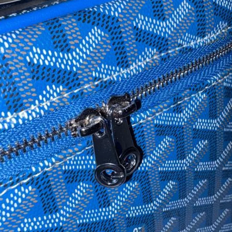 BOLSO GOYARD AZUL TIPO NECESER - Image 4