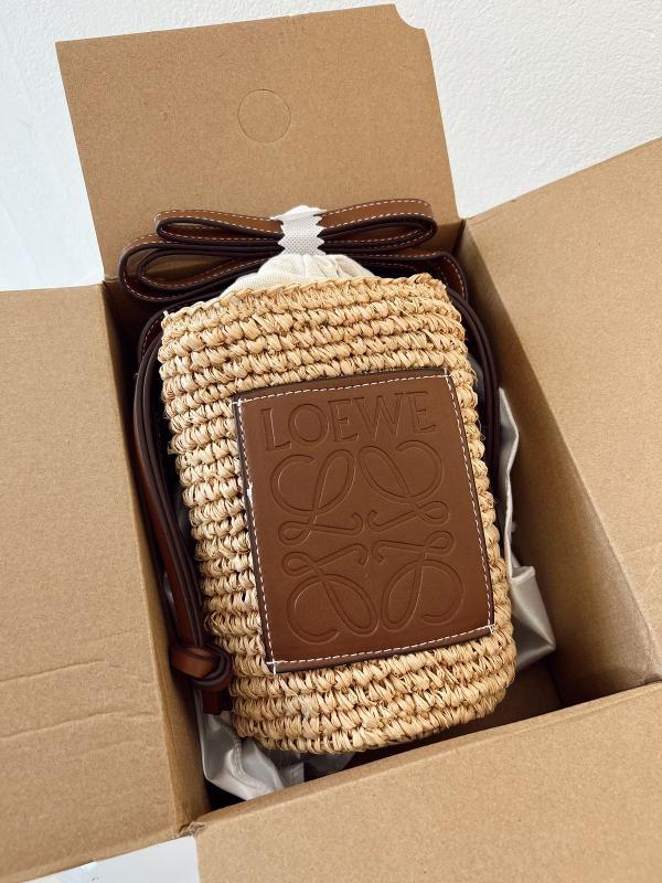BOLSO LOEWE EN YUTE REDONDO - Image 3