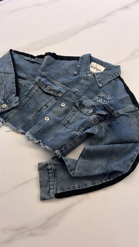 CHAQUETA MIU MIU BORDE NEGRO - Image 1