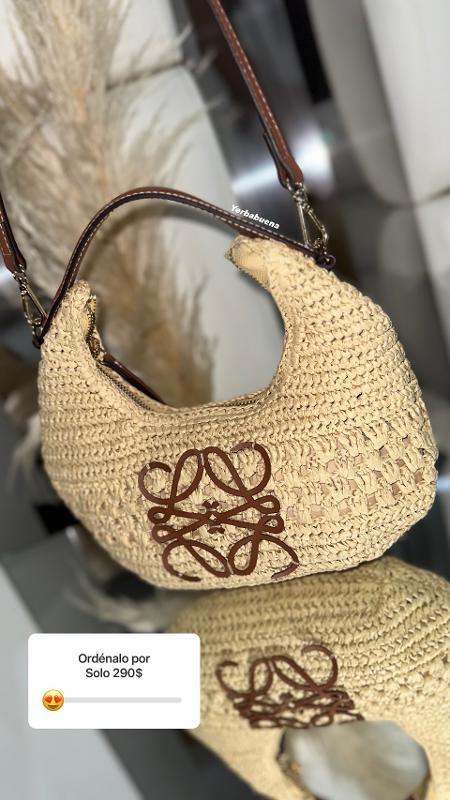 BOLSO LOEWE MEDIA LUNA EN YUTE - Image 2