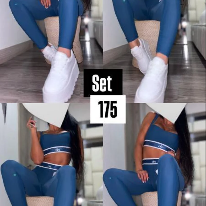 SET ALO LEGGINS AGUAMARINA NUEVA COLECCION - Image 3