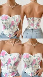 BRALETTE FLORES FONDO BLANCO - Image 2