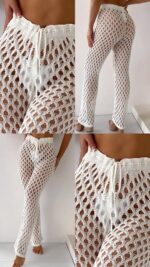 PANTALON TEJIDO BLANCO - Image 2