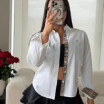 CAMISERA BURBERRY BLANCA - Image 3