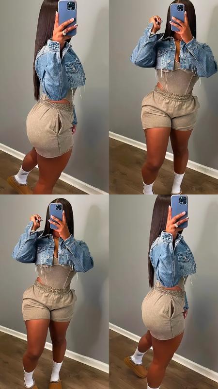 CHAQUETA JEANS CORTA - Image 2