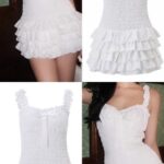 VESTIDO BLANCO ENRESORTADO