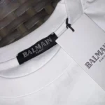 CAMISA BALMAIN BLANCA Y NEGRA - Image 2