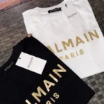 CAMISA BALMAIN BLANCA Y NEGRA - Image 3