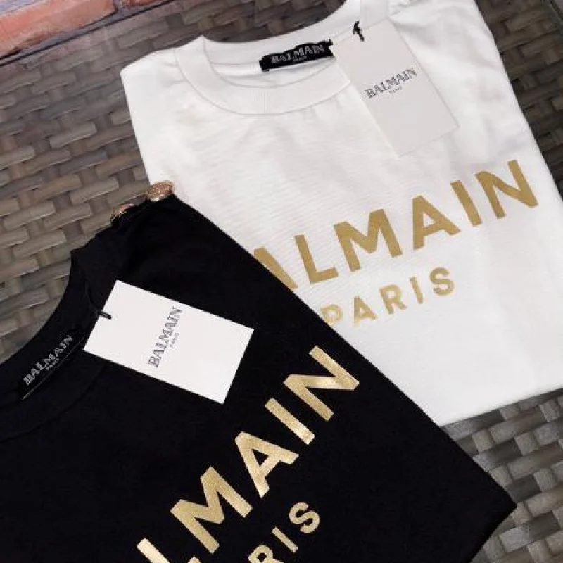 CAMISA BALMAIN BLANCA Y NEGRA - Image 3