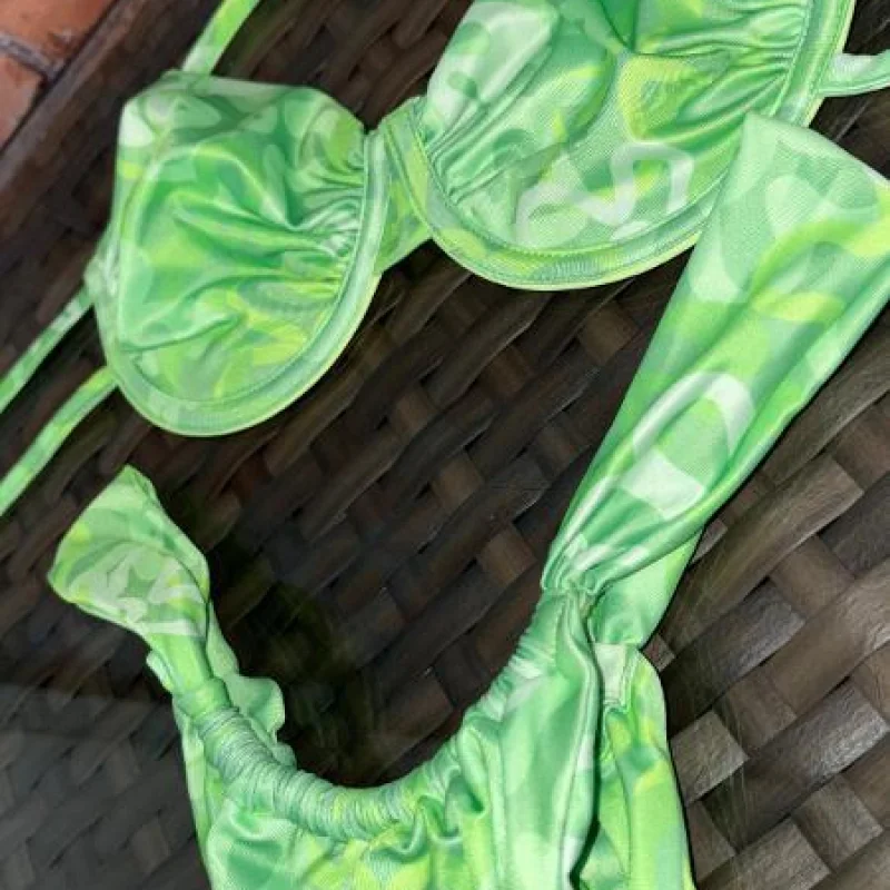 BIKINI VERDE COCO BLANCO - Image 3