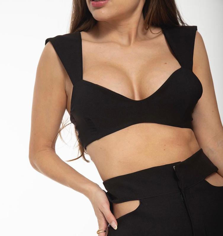 TOP CRETA IA NEGRO - Image 1