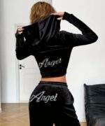 CONJUNTO NEGRO ANGEL EN PIEDRAS