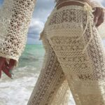 PANTALON TEJIDO MARFIL