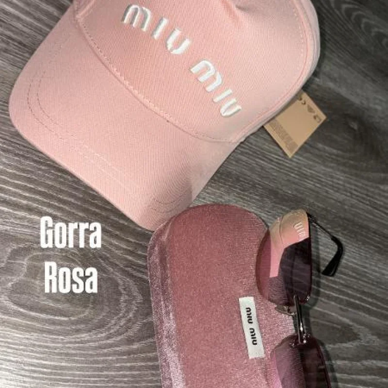 GORRA MIU MIU ROSADO - Image 4