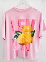 CAMISA ROSADA CON LIMON