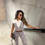 SET CHALECO BLANCO CON GRIS