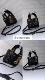 BOLSO LADY DIOR MINI NEGRO - Image 2