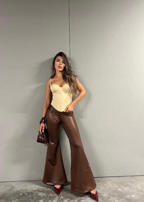 LEGGINS BOTA CAMPANA COCOA BOTON - Image 2